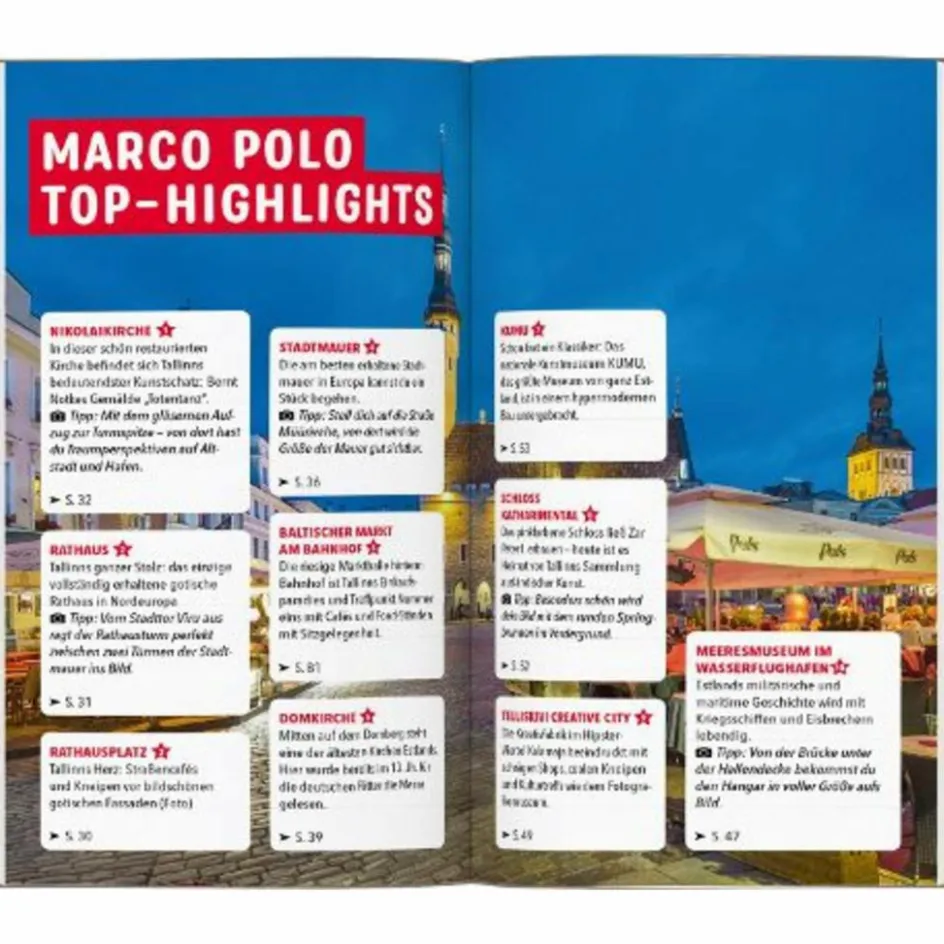 Outlet MARCO POLO REISEFÜHRER TALLINN Reiseführer Mitteleuropa