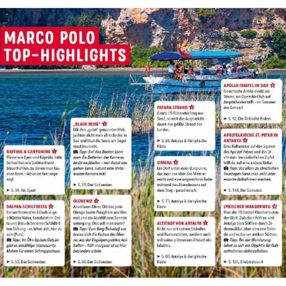 Reiseführer Vorderasien^MARCO POLO REISEFÜHRER TÜRKISCHE SÜDKÜSTE - Reiseführer