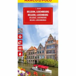 Sale MARCO POLO REISEKARTE BELGIEN, LUXEMBURG 1:250.000 - Straßenkarte Straßenkarten|Straßenkarten