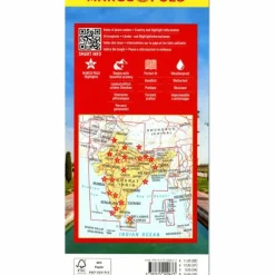 Outlet MARCO POLO REISEKARTE INDIEN, SRI LANKA 1:2,5 MIO. - Straßenkarte Straßenkarten|Straßenkarten