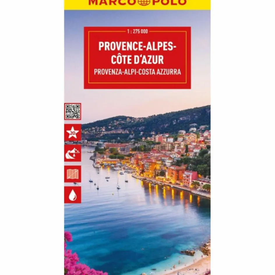 New MARCO POLO REISEKARTE PROVENCE-ALPES-CÔTE D'AZUR 1:275.000 - Straßenkarte Straßenkarten|Straßenkarten