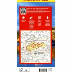 MARCO POLO REISEKARTE SLOWAKISCHE REPUBLIK 1:300.000 - Straßenkarte Straßenkarten|Straßenkarten