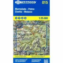 MARMOLADA -  PELMO CIVETTA -MOIZZA 1:25 000 Wanderkarten Und Winterkarten|Wanderkarten Und Winterkarten