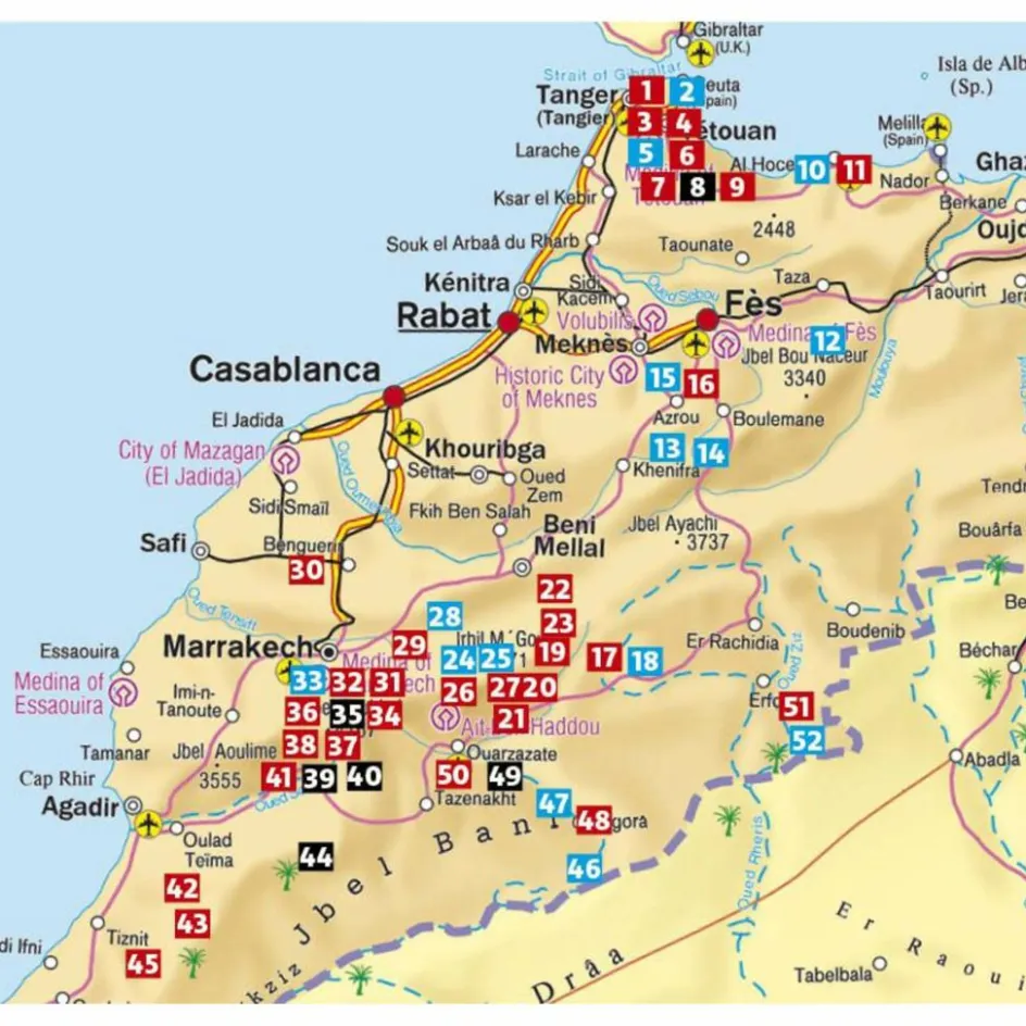 Reiseführer Afrika^MAROKKO, ROTHER WANDERFÜHRER