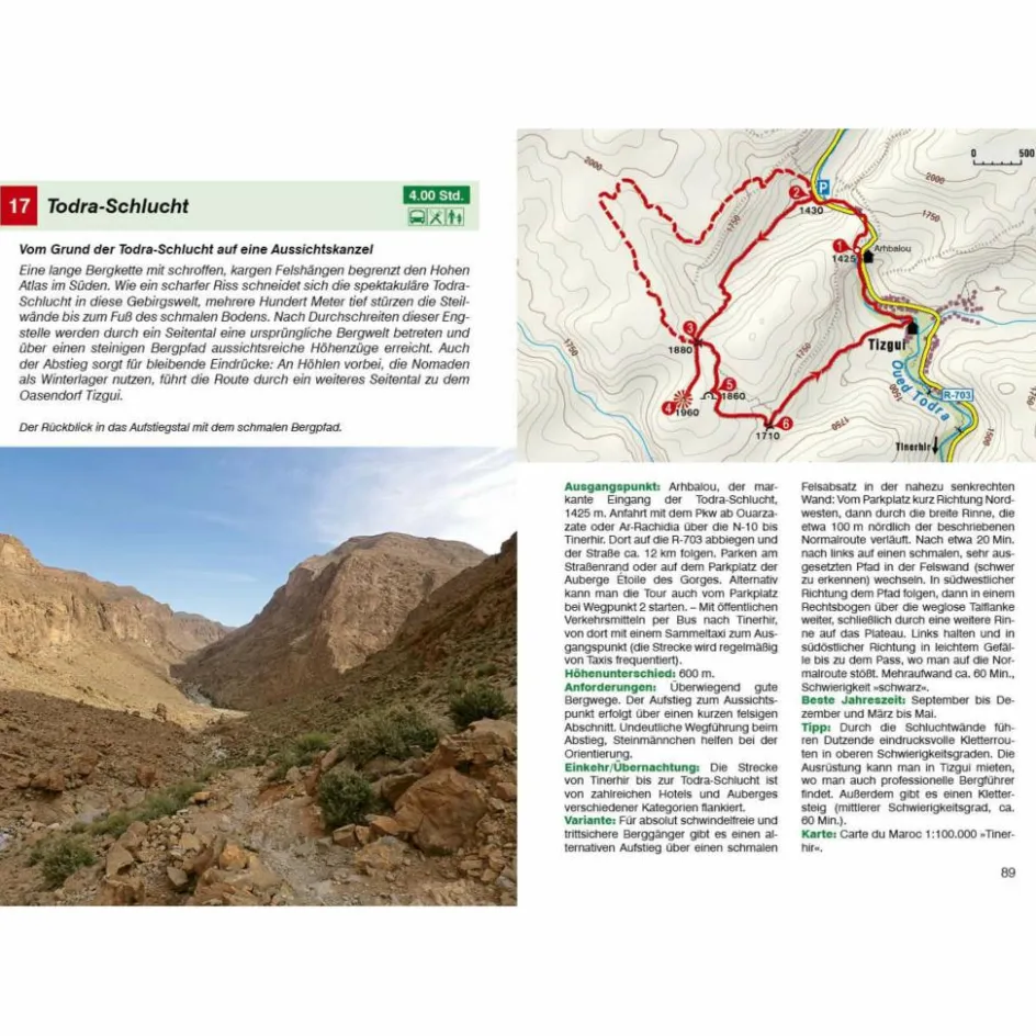 Reiseführer Afrika^MAROKKO, ROTHER WANDERFÜHRER