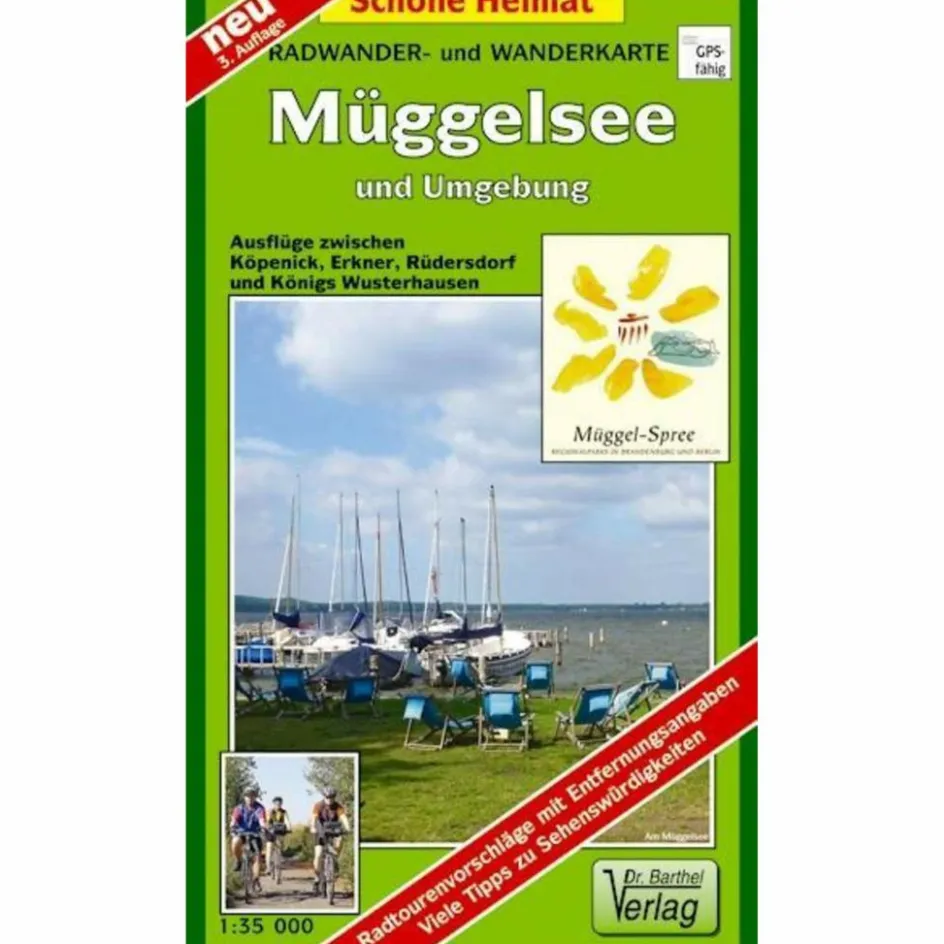 Clearance MÜGGELSEE UND UMGEBUNG 1 : 35 000 - Wanderkarte Fahrradkarten|Wanderkarten Und Winterkarten