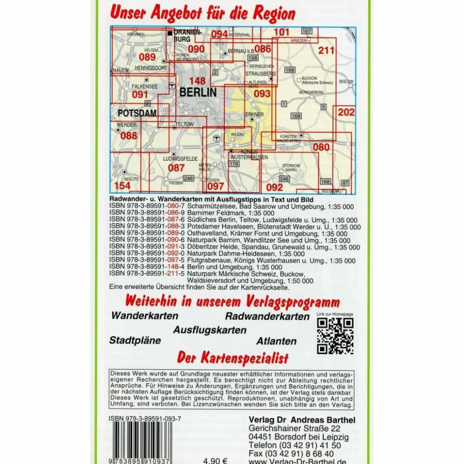 Clearance MÜGGELSEE UND UMGEBUNG 1 : 35 000 - Wanderkarte Fahrradkarten|Wanderkarten Und Winterkarten