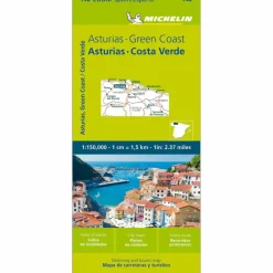 Straßenkarten|Straßenkarten^MICHELIN ASTURIAS, COSTA VERDE - Straßenkarte
