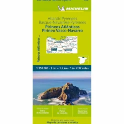 Straßenkarten|Straßenkarten^MICHELIN ATLANTISCHE PYRENÄEN - Straßenkarte