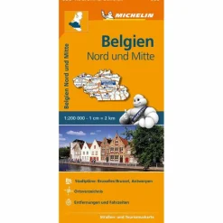 Straßenkarten|Straßenkarten^MICHELIN BELGIEN NORD UND MITTE - Straßenkarte