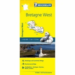 Outlet MICHELIN BRETAGNE WEST - Straßenkarte Straßenkarten|Straßenkarten