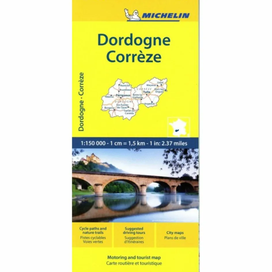 Clearance MICHELIN CORREZE / DORDOGNE (PERIGORD) - Straßenkarte Straßenkarten|Straßenkarten