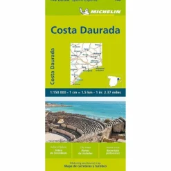 Straßenkarten|Straßenkarten^MICHELIN COSTA DAURADA - Straßenkarte