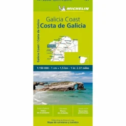 New MICHELIN COSTA DE GALICIA, GALICISCHE KÜSTE - Straßenkarte Straßenkarten|Straßenkarten