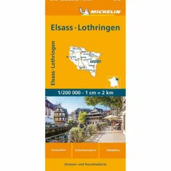Straßenkarten|Straßenkarten^MICHELIN ELSASS LOTHRING - Straßenkarte