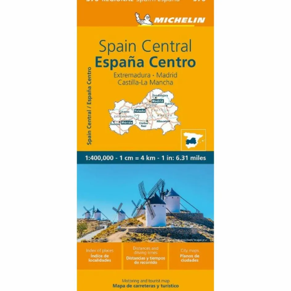 Sale MICHELIN ESTREMADURA, KASTILIEN-LA MANCHA, MADRID - Straßenkarte Straßenkarten|Straßenkarten