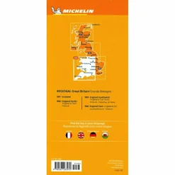 Straßenkarten|Straßenkarten^MICHELIN MAP GREAT BRITAIN: WALES, THE MIDLANDS, SOUTH WEST - Straßenkarte
