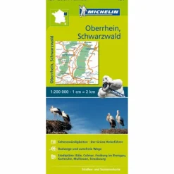 Straßenkarten|Straßenkarten^MICHELIN OBERRHEIN, SCHWARZWALD 1:200.000 - Straßenkarte