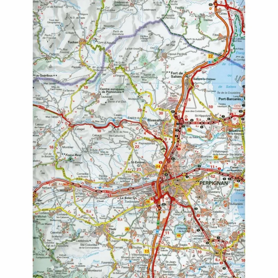 Discount MICHELIN ROUSSILLON - Straßenkarte Straßenkarten|Straßenkarten