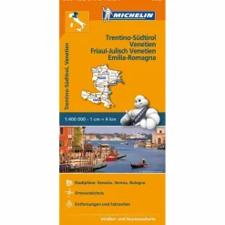 Straßenkarten|Straßenkarten^MICHELIN TRENTINO-SÜDTIROL,VENETIEN - Straßenkarte