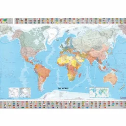 Wandkarten Und Poster^MICHELIN WELT. PLANO. 1 : 28 500 000 - Weltkarte