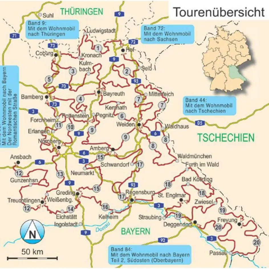 Sale MIT DEM WOHNMOBIL NACH BAYERN - Reiseführer Wohnmobilreiseführer