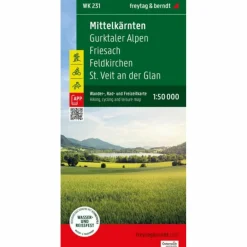 MITTELKÄRNTEN, WANDER-, RAD- UND FREIZEITKARTE 1:50.000 - Wanderkarte Wanderkarten Und Winterkarten|Wanderkarten Und Winterkarten