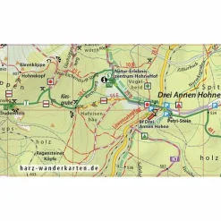 MITTLERER HARZ WANDER- UND FAHRRADKARTE - Fahrradkarte Fahrradkarten|Fahrradkarten