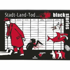 Moses Verlag Reisespiele^BLACK STORIES - STADT LAND TOD - Reisespiel