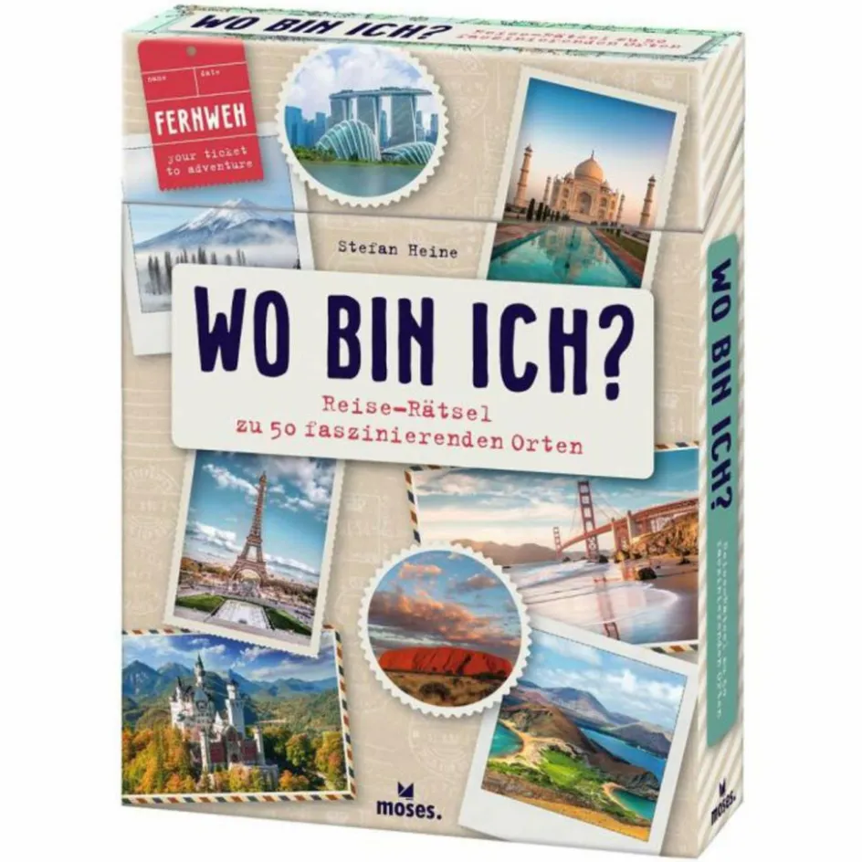Moses Verlag Reisespiele^WO BIN ICH? - Reisespiel