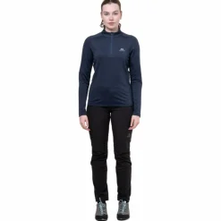Clearance CERRIG WMNS LS ZIP T Damen - Funktionsshirt Damen Shirts Und Tops