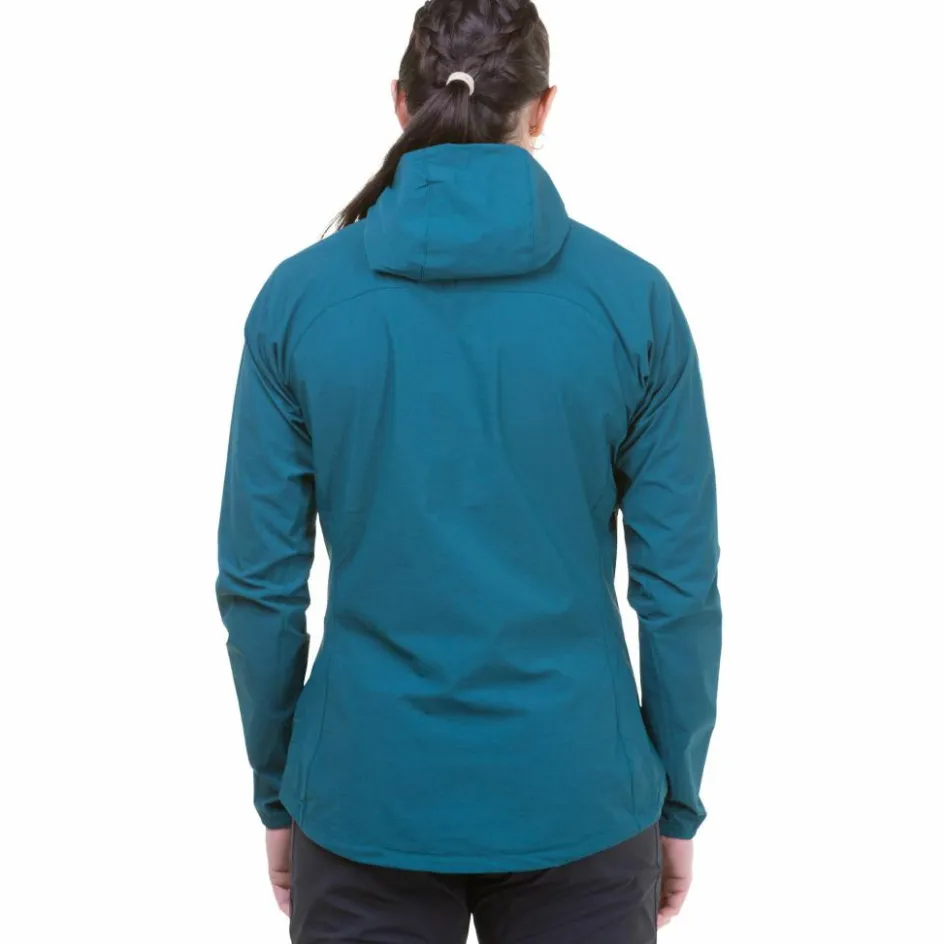 Damen Mountain Equipment Outdoorjacken^ECHO HOODED W'S JACKET Damen - Softshelljacke