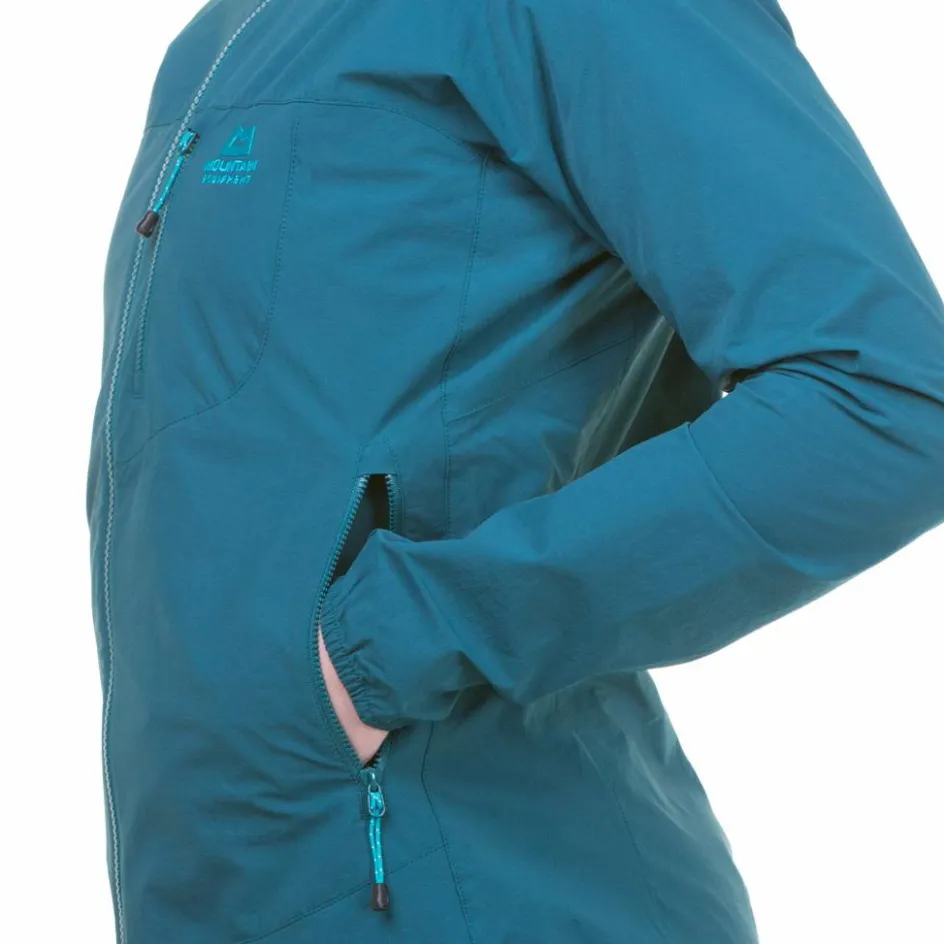 Damen Mountain Equipment Outdoorjacken^ECHO HOODED W'S JACKET Damen - Softshelljacke