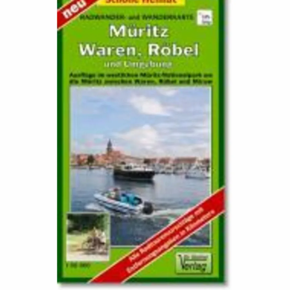 Fahrradkarten|Wanderkarten Und Winterkarten^MÜRITZ, WAHREN, RÖBEL UND UMGEBUNG - Wanderkarte