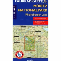Hot MÜRITZ-NATIONALPARK - RHEINSBERGER LAND - Fahrradkarte Fahrradkarten|Fahrradkarten