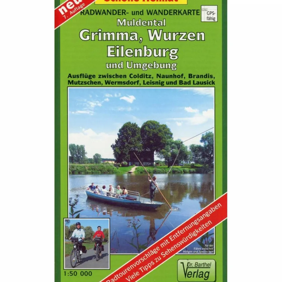 Fahrradkarten|Wanderkarten Und Winterkarten^MULDENTAL, GRIMMA, WURZEN, EILENBURG UND - Wanderkarte