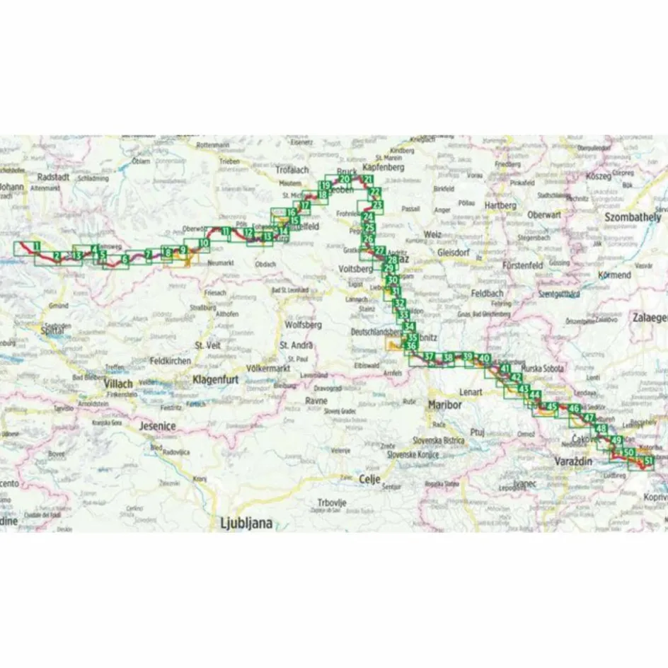 Radwanderführer Und Mountainbikeführer^MUR-RADWEG - Radwanderführer