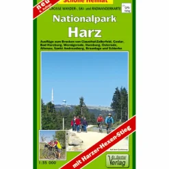 NATIONALPARKS HARZ UND HOCHHARZ 1 : 35 000 - Wanderkarte Fahrradkarten|Wanderkarten Und Winterkarten