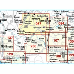 NATIONALPARKS HARZ UND HOCHHARZ 1 : 35 000 - Wanderkarte Fahrradkarten|Wanderkarten Und Winterkarten