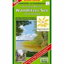 Online NATURPARK BARNIM, WANDLITZSEE UND UMGEBUNG - Wanderkarte Fahrradkarten|Wanderkarten Und Winterkarten
