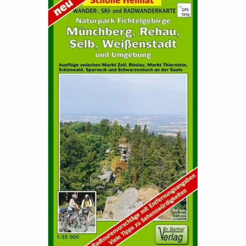 Sale NATURPARK FICHTELGEBIRGE, MÜNCHBERG - Wanderkarte Fahrradkarten|Wanderkarten Und Winterkarten