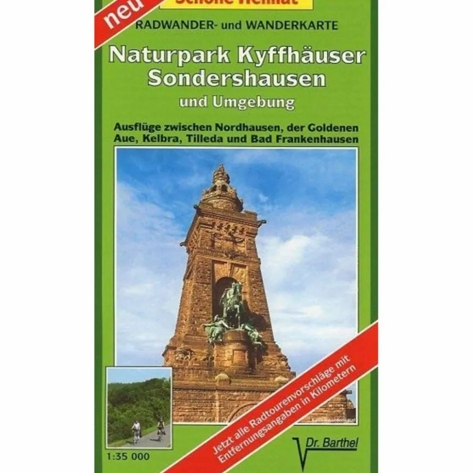 Online NATURPARK KYFFHÄUSER, SONDERSHAUSEN UND UMGEBUNG - Wanderkarte Fahrradkarten|Wanderkarten Und Winterkarten