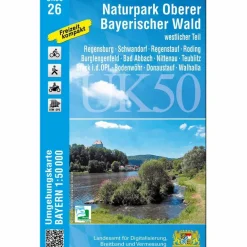 Fahrradkarten|Wanderkarten Und Winterkarten^NATURPARK OBERER BAYERISCHER WALD - WESTLICHER TEIL - Wanderkarte