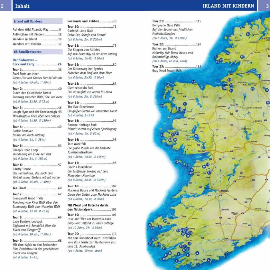 Hot NATURZEIT MIT KINDERN: IRLAND Wanderführer