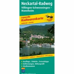 Fahrradkarten|Fahrradkarten^NECKARTAL-RADWEG 1 : 50 000 - Fahrradkarte