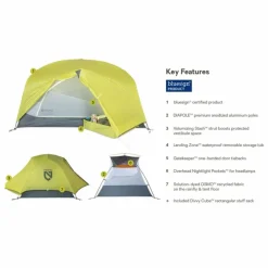 Hot DAGGER RIDGE OSMO 2P - Kuppelzelt 2-Personen-Zelte|3-Jahreszeiten-Zelte