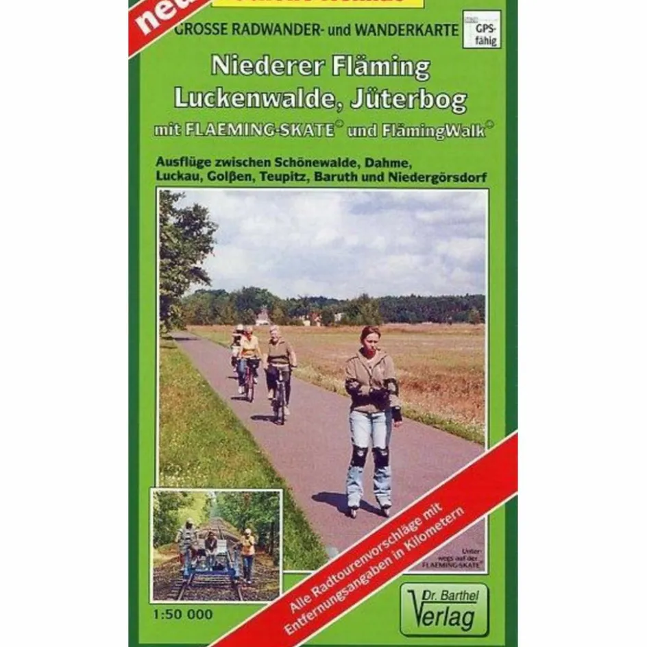 Outlet NIEDERER FLÄMING, LUCKENWALDE, JÜTERBORG - Wanderkarte Fahrradkarten|Wanderkarten Und Winterkarten