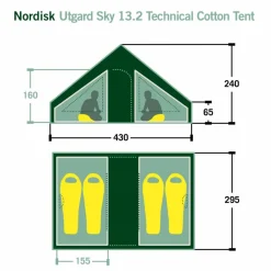 Nordisk Familienzelte^UTGARD SKY 13.2 TECHNICAL COTTON TENT - Gruppenzelt
