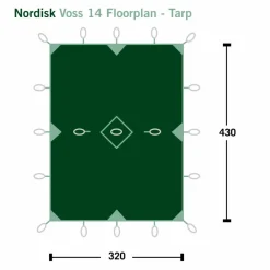 Nordisk Tarps^VOSS 14 SI TARP - Tarp