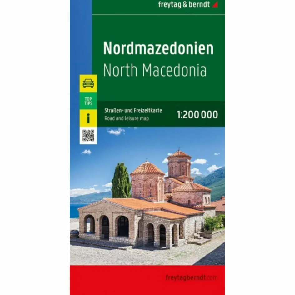 Outlet NORDMAZEDONIEN, STRAßEN- UND FREIZEITKARTE 1:200.000 - Straßenkarte Straßenkarten|Straßenkarten